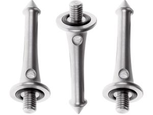 Really Right Stuff Stainless Steel Pod Foot Spike 3 Pack - 833764