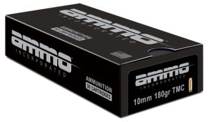 Ammo, Inc. TMC 10mm 180 Grain Full Metal Jacket Brass Cased Pistol Ammo, 150 Rounds, 10180TMC-A150