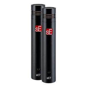 SE Electronics SE sE7 Matched Pair Small Diaphragm Cardioid Condenser Microphones with Compact and Classy Design