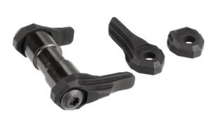 KNIGHTS MFG COMPANY 113913 Safety Selector  Mil-Spec Black Aluminum/Steel AR-Platform Ambidextrous