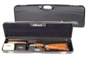 Negrini Economy OU High Rib Trap/Sporting Shotgun Case, Blue/Blue, L37.5in x H10.5in x D3.75in, 1657R/5552
