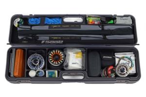 Sea Run Norfork Expedition Fly Fishing Rod Travel Case, 9.5 FT Rod, Black/Gray, 16201LX/6226