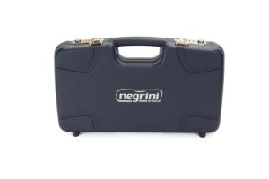 Negrini Hybri-Tech RMR Capable Locking Pistol Case, Navy/Navy, Full Size Pistol, 2039iR/6522