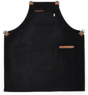 Barebones Chef Grilling Apron, Canvas/ Leather, 33in Tall x 30in Wide, CKW-480