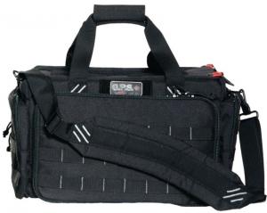 G. Outdoors Products Tactical Range Bag - w/Internal Foam Cradle, Holds 5 handguns, Black, GPS-T1714LRB