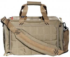 G. Outdoors Products Tactical Range Bag - w/Internal Foam Cradle, Holds 5 handguns, Tan, GPS-T1714LRT