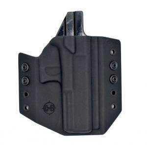 C&G Holsters OWB Covert Walther PPS M2 RH S, Outside-the-Waistband OWB, Walther PPS M2, Right, Black, 108-100