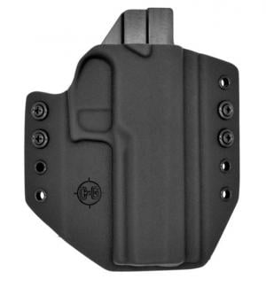 C&G Holsters OWB Covert Sig Sauer P320 Full LH S, Outside-the-Waistband OWB, Sig Suaer P320, Left, Black, 218-100