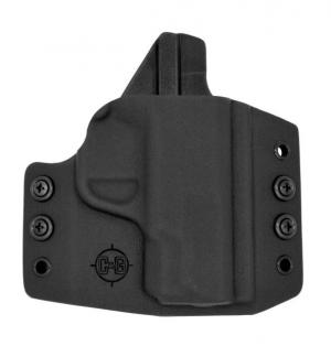 C&G Holsters OWB Covert SCCY CPX1/2 RH S, Outside-the-Waistband OWB, SCCY CPX1/CPX2, Right, Black, 303-100