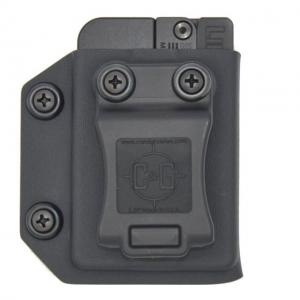 C&G Holsters Universal Lifecard Holster, IWB/OWB, .22, Ambidextrous Hand, Kydex, Black, 426-100