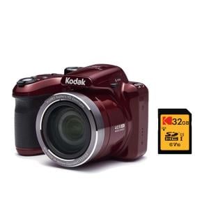 Kodak Pixpro AZ401 Astro Zoom Digital Camera with 32GB SDHC Memory Card in Red