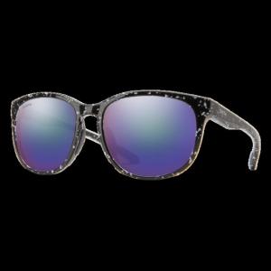 Smith Lake Shasta Sunglasses, Black Marble Frame, ChromaPop Polarized Violet Mirror Lens, 204928GBY56DF