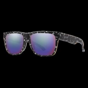 Smith Lowdown 2 Sunglasses, Matte Black Marble Frame, ChromaPop Polarized Violet Mirror Lens, 2009412MS56DF