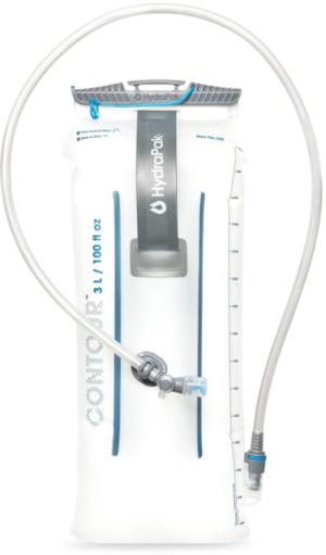 HydraPak Contour Water Bottle, Clear, 3L/100oz, AS263