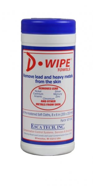 D-Lead D-Wipe Towels White / Blue 40-Count