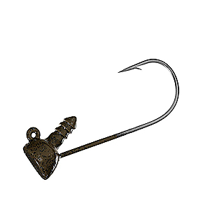 Buckeye Lures Spot Remover Jigheads - Green Pumpkin - 3/16 oz.