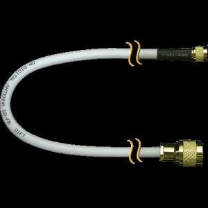 Digital Antenna 50ft DA340 Cble w/ Mini UHF & Type N Male, White, 340-50NM