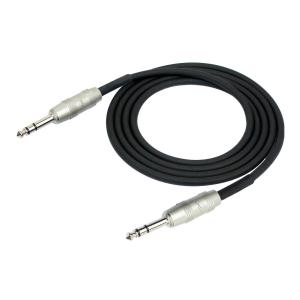 Kirlin 1/4-Inch TRS Patch Cable (6-Feet) in Black
