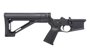 Aero Precision AR15 Complete Lower Receiver w- MOE Grip & Fixed Carbine Stock