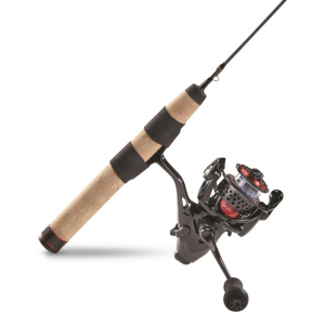 Clam Dave Genz Spring Bobber Ice Fishing Rod and Reel Combo 27 inch Length  Medium Power 16083 719921160839