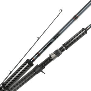 Okuma SST A Series X-Heavy Casting Rod with Carbon Grip, 20 - 50 lbs, 4 - 16oz, 2 Piece, 9'6, SST-C-962XH-CGa