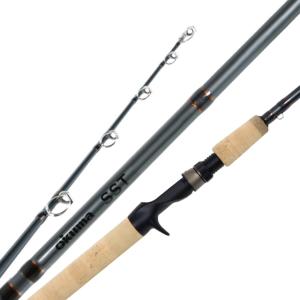 Okuma Fishing Tackle SST Kokanee/Trout A Series Rod, 7ft 6in, Light, Moderate, 2 Pieces, 5.1oz, SST-C-762La