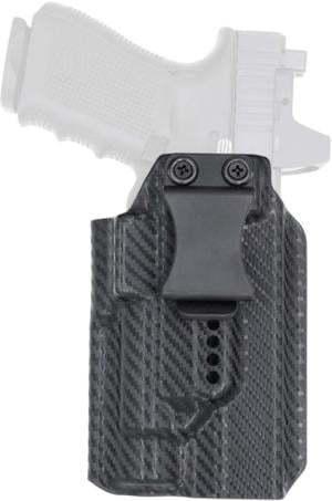 Rounded Weapon Mounted Light Holster for Streamlight TLR-1, Right, Carbon Fiber Black, CEH000008