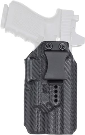 Rounded Weapon Mounted Light Holster for Surefire X300UA/B, Right, Carbon Fiber Black, CEH000015