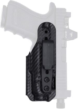 Rounded Weapon Mounted Light Holster for Streamlight TLR-7, Ambidextrous, Carbon Fiber Black, CEH000002