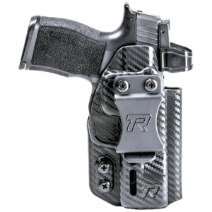 Rounded Gear RGDRUIDSFAHELLCATPROCF Druid IWB/OWB Black Carbon Fiber Kydex Fits Springfield Hellcat Pro Ambidextrous 181869