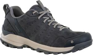 Oboz Sypes Low Leather B-DRY Hiking Shoes - Men's, Wide, Lava Rock, 8.5, 76101-Lava Rock-Wide-8.5