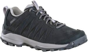 Oboz Sypes Low Leather B-DRY Hiking Shoes - Women's, Wide, Black Sea, 10, 76102-Black Sea-Wide-10