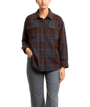 Jetty Anchor Flannel - Women's, Brown, Extra Small, 26953