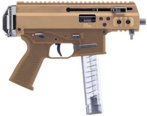 B&T Firearms BT36045CT APC9K PRO 9mm Luger 30+1 4.30 Coyote Tan Polymer Grip M-Lok Handgaurd with Pic Rail Slots Ambi Controls
