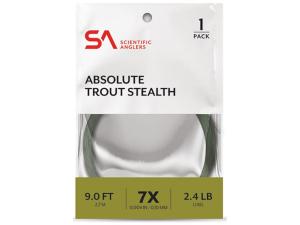 Scientific Anglers Absolute Trout Stealth Tapered Leader - 5X - 9'