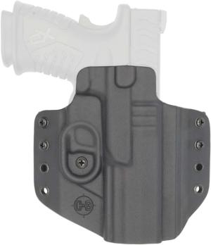 C&G Holsters Covert OWB Belt Holster, Springfield XD/XD-M Elite 4.5'', Left Hand, Black, 1017-100