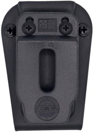 C&G Holsters Single Magazine OWB/IWB Holster, 2011, Ambidextrous, Black, 4010-100