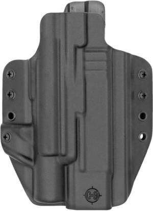 C&G Holsters U-A OWB Tactical Holster, Glock 34/17/19 X300, Right Hand, Black, 5004-100