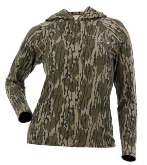 DSG Outerwear Long Sleeve Hooded Bamboo Shirt - Women's, Mossy Oak Bottomland Original, Extra Small, 517046
