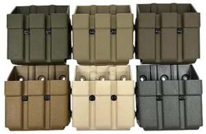 Zero9 Triple Mag Case Holster, Glock 9mm/.40ACP, Molle Loks, Flat Dark Earth, Z9-4007-FDE-MLK