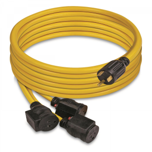 FIRMAN TT-30P 30AMP to 5-20RX3 25' Power Cord