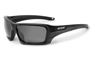 ESS Rollbar Ballistic Sunglasses, Matte Black Frame, Mirrored Gray Lens, Polarized, Medium/Large Fit, EE9018-13