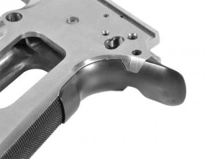 Evolution Gun Works/JEM Beavertail Grip Safety, .250in, Carbon Steel, Blue, 10730