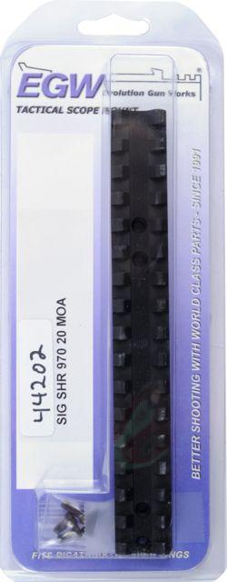 Evolution Gun Works Picatinny Rail Scope Mount, SIG SHR 970, 20 MOA, 44202