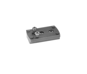 Evolution Gun Works Universal Leupold DeltaPoint Pro Sight Mount, JPoint, Redfield Accelerator, and Optima, .670in Radius, 1.604in, Aluminum, Matte Black Hardcoat, 49426