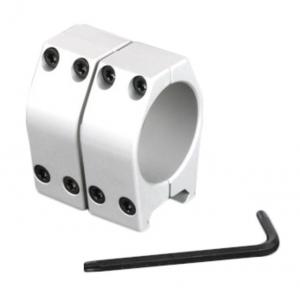 Evolution Gun Works Practical Aluminum Rings, 30mm diam, .840in High, Silver, 61001