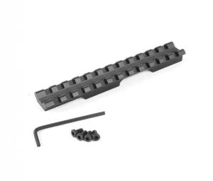 Evolution Gun Works Picatinny Rail Scope Mount, Savage Rascal, Undrilled, Aluminum, Black Finish, 41960-U