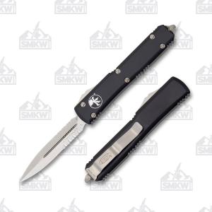 Microtech Ultratech D/E Stonewash Partially Serrated
