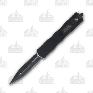 Microtech Dirac Delta Blackout D/E Partially Serrated