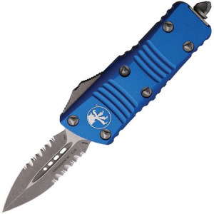 Microtech 23811APBL Auto Mini Troodon D/E OTF ApBl